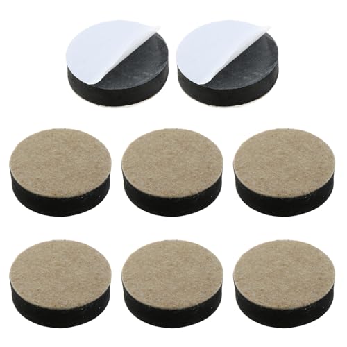 MEETOOT 8-Pack Self-Adhesive Furniture Bed Leg Risers - 0.5 Inch Height Increase