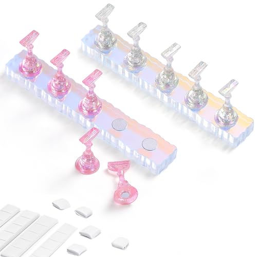 Etercycle Aurora Magnetic Nail Practice Stand Set for Press On Nails
