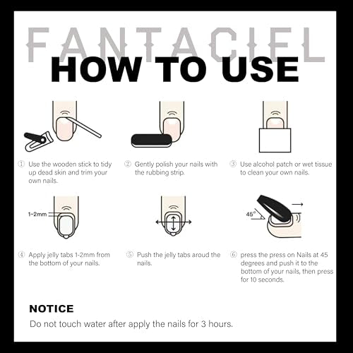 FANTACIEL Handmade Press On Nails Cat Eye Almond Reusable Acrylic False Nails