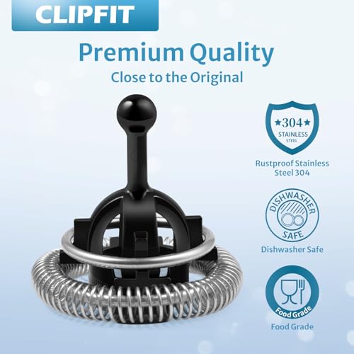 CLIPFIT Replacement Whisks for Nespresso Aeroccino 3, 4 & Plus, 2 Pack