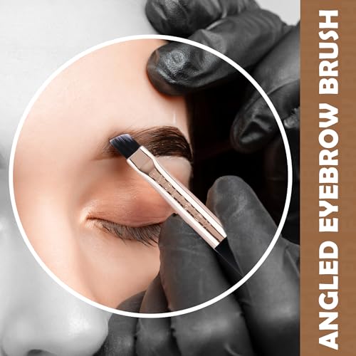 Profusion Cosmetics Dual-Ended Angled Eyebrow Brush and Spoolie