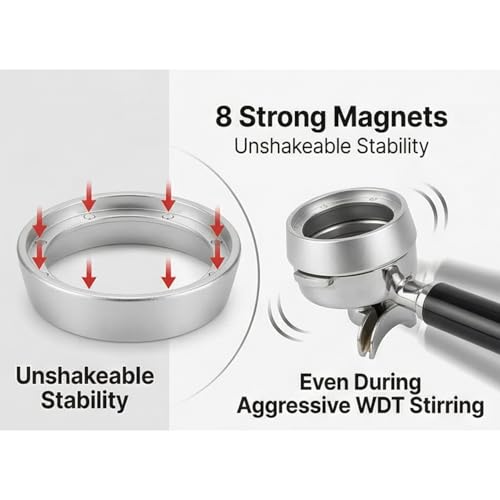 54mm Magnetic Espresso Dosing Funnel for Breville Portafilter