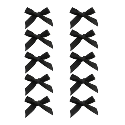 ADIASEN Mini Satin Ribbon Hair Bow Clips Set - Small Barrettes