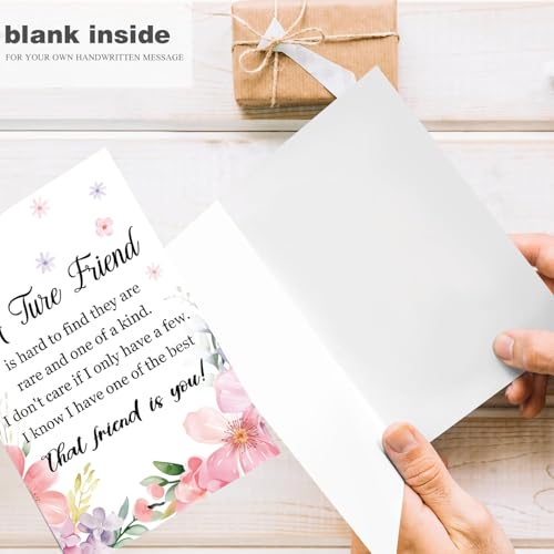 Cute Best Friend Birthday Card for Women - 8x5.3in