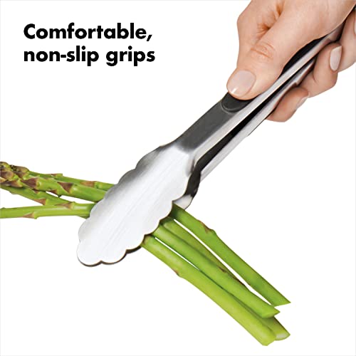 OXO Good Grips Stainless Steel 9-Inch Tongs for Cooking