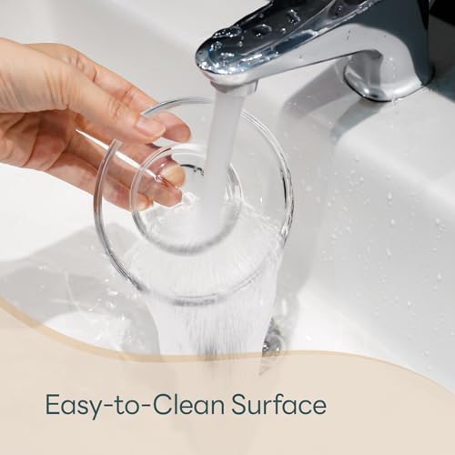 NiHome Glass Shower Steamer Holder - No-Clog Aromatherapy Tray