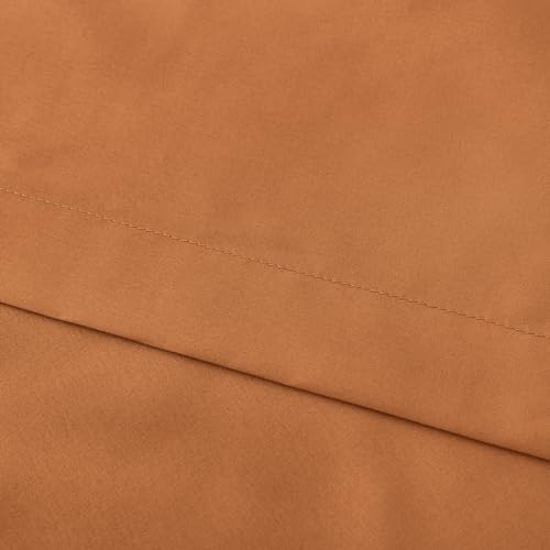 Pumpkin Microfiber Throw Pillow Covers - Set of 2, 18x18 Inches