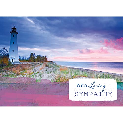 Sympathy Card Assortment Box - 12 Lighthouse Photography Cards