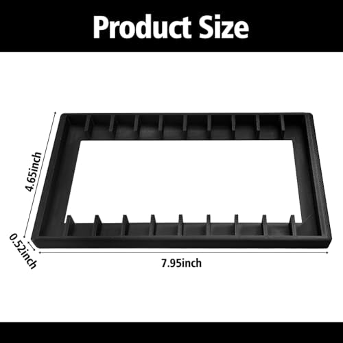 GRETJOB 10-Slot Cassette Tape Storage Rack - Durable Organizer