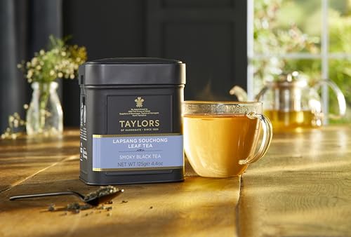 Taylors of Harrogate Lapsang Souchong Loose Leaf Tea Tin 4.41 oz - Smoky Black Tea