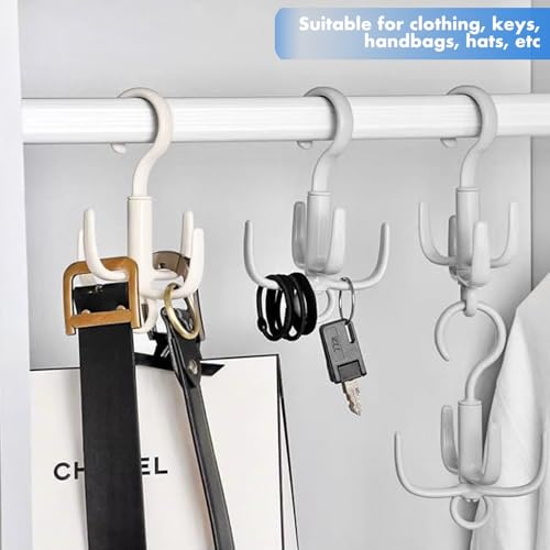 360° Rotatable Tie Hanger Organizer - 2 Piece Set for Closet