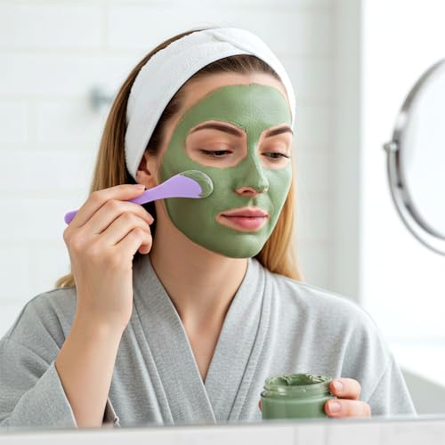 20Pcs Makeup Spatula Scoops - Reusable Plastic Cosmetic Cream & Mask Spoons