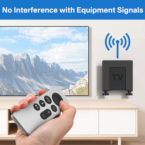 Adjustable Metal Wall Mount for Apple TV - Behind TV & Under Desk Holder