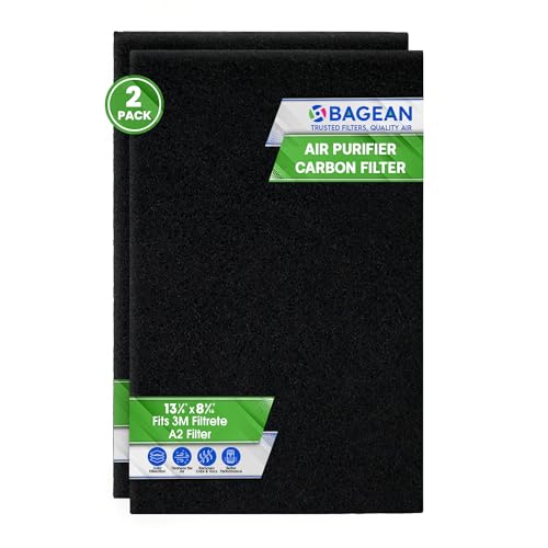 Bagean A2 F2 Activated Carbon Filters for Filtrete Air Purifier - 2-Pack