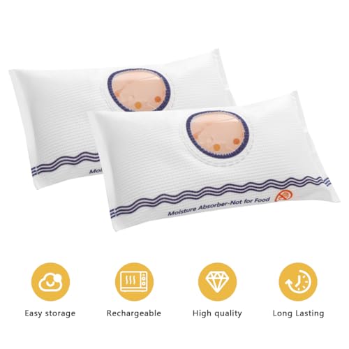 500g Rechargeable Silica Gel Desiccant Pack - Reusable Moisture Absorber
