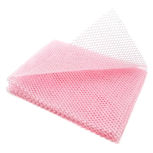 Quacc African Exfoliating Net Sponge - Pink Long Nylon Bath Mesh