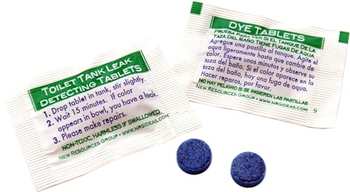 Toilet Leak Detection Dye Tablets - 20 Pack for Silent Leak Detection