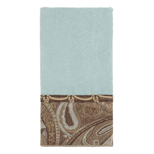 Avanti Linens Bradford Fingertip Towel - 100% Cotton, Mineral, 1 Pack