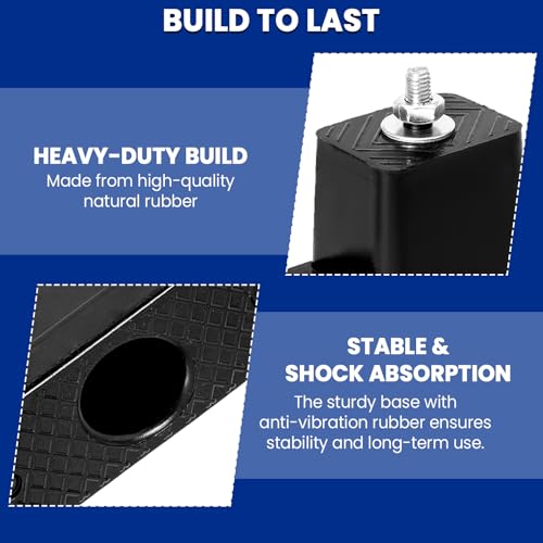 4 Pack Mini Split Pads - Anti Vibration Rubber Isolators for AC Units