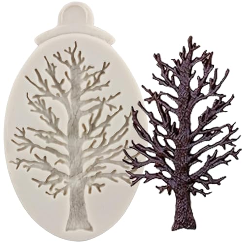 Christmas Tree Silicone Fondant Mold for Cake Decorating