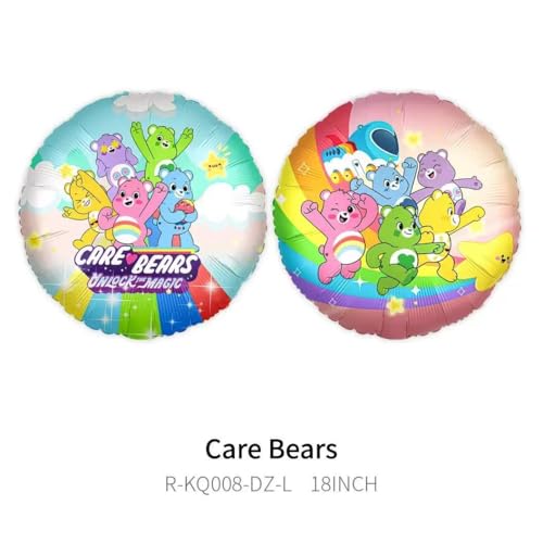 5-Pack Cute Bear Birthday Party Aluminium Balloons - 18 Inch