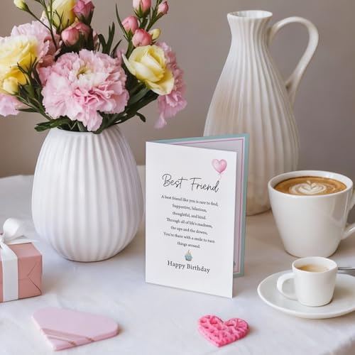Heartfelt Birthday Card for Best Friend | Poem & Personal Touch