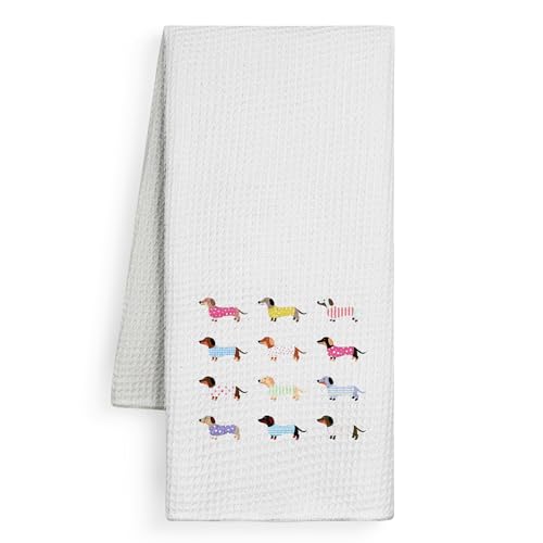 Dachshund Kitchen Towels - Cute Dog Lover Gifts, 16x24 Inch