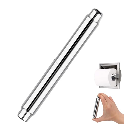 Chrome Stainless Steel Toilet Paper Holder Roller Replacement