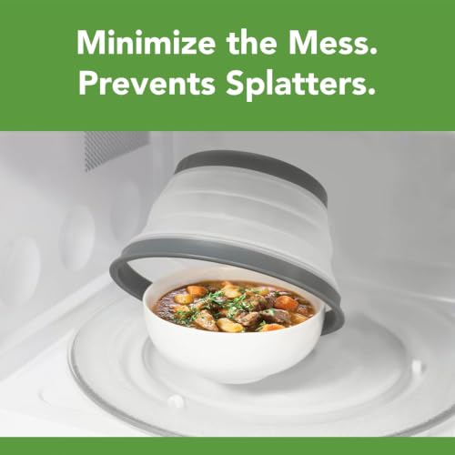 Tovolo Silicone Microwave Splatter Covers - 3-Pack, Collapsible & BPA-Free