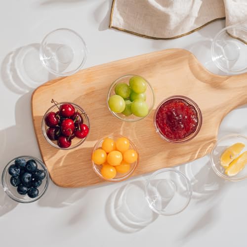 10 Pack Mini Glass Bowls - 3 Inch Prep & Dipping Bowls