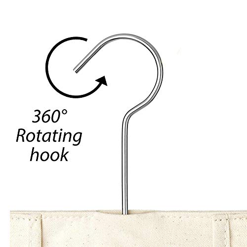 JIANWEI Hanging Clothespin Bag - Durable Oxford Cloth Storage Organizer