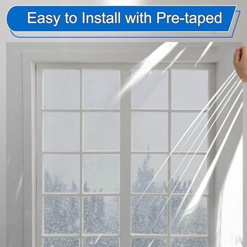 Thermal Shrink Window Insulation Film Kit - 5 Pack (47"x315")