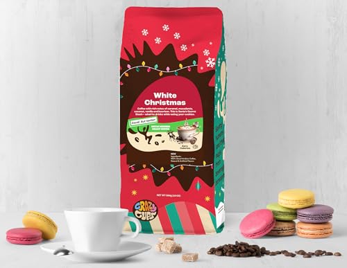 Decaf White Christmas Coffee - 10 oz Bag | Crazy Cups Flavored Brew