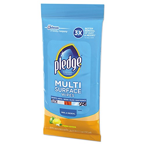 Pledge Multi-Surface Everyday Cleaning Wipes, 25 Count