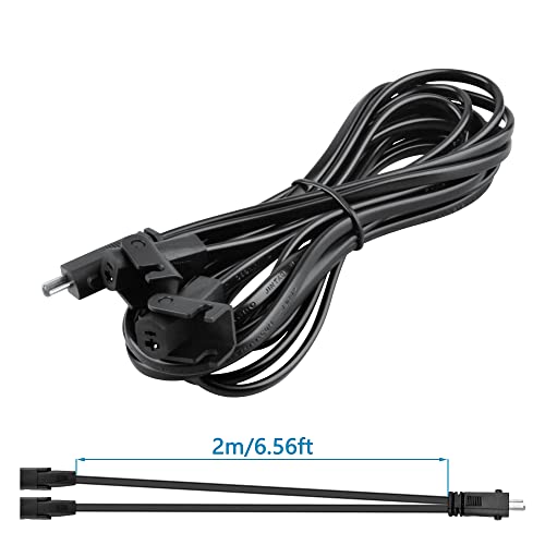 6.6FT 2-Pin Power Splitter Cable for Recliner Motors - 47 Inch Y Cord