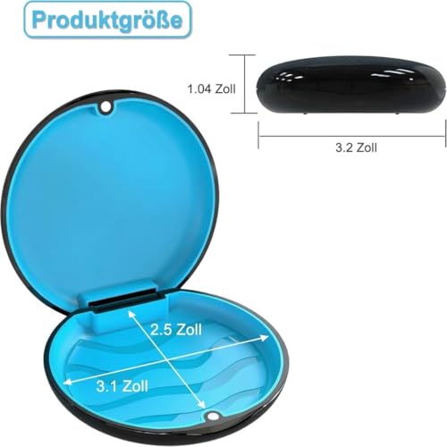 BVN Slim Retainer Case – Portable Dental Storage with Magnetic Lock
