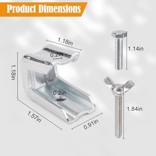Stainless Steel Fireplace Damper Clamp for Gas Log Sets