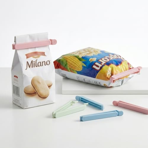 15 Pack 6-Inch Food Bag Sealing Clips for Kitchen Storage