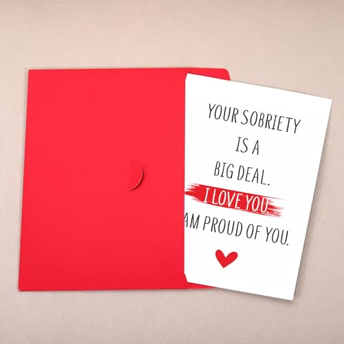 Inspirational Sobriety Card with Envelope - Heartfelt Gift