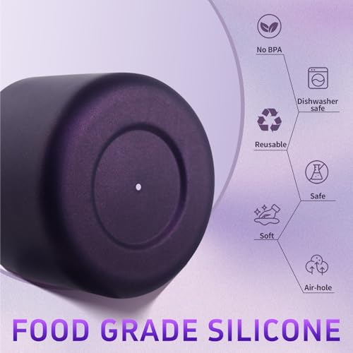 2Pcs Protective Boot Compatible with Brumate Era 40 oz 30 oz Tumbler, Anti-Dent & Anti-Slip Silicone Bottom Cover Protector Sleeve Bumper Compatible with Brumate Era Tumbler with Handle