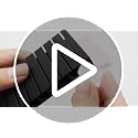 Nail Art Transfer Foil Organizer with Rolling Stick - 10 Slots