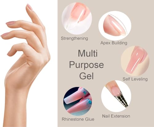 Drewbox Liquid Builder Gel for Nails - Soak Off LED/UV Extension Gel
