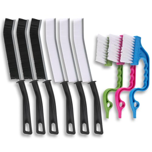 9-Piece Crevice Cleaning Brush Set for Hard-to-Reach Gaps