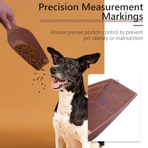 Dog Food Scoop with Measuring Lines - 2 Cup Capacity