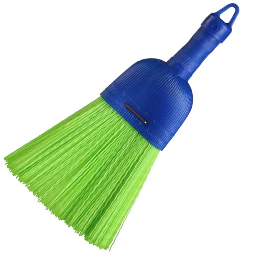 Domensi Hand Whisk Broom - 1 Pcs Poly Fiber Brush for Car Cleaning