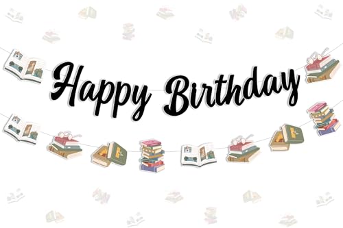 Storybook Birthday Decorations Set - Happy Birthday Banner & Garland