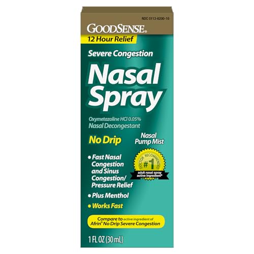 GoodSense Severe Congestion Nasal Spray with Menthol 1 Fl Oz