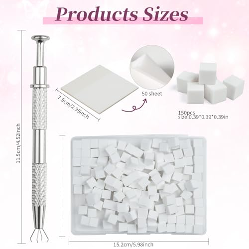 EARLMONI Ombre Nail Sponge and Palette Kit with Grabbing Pen