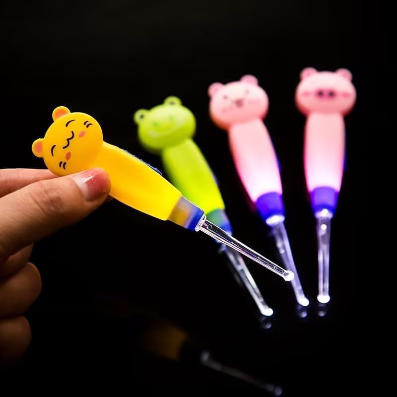 LED Illuminated Ear Wax Removal Tool with Ergonomic Grip