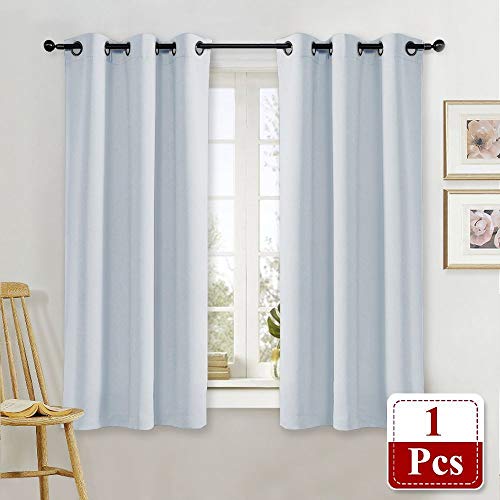 NICETOWN Cloud Grey Room Darkening Curtain Panel 42" x 63"